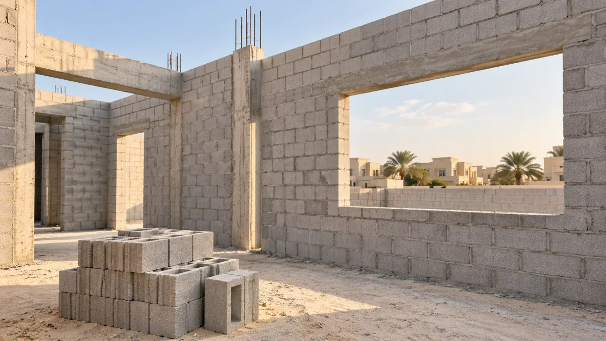 تصور توضيحي لخدمة المباني والطابوق